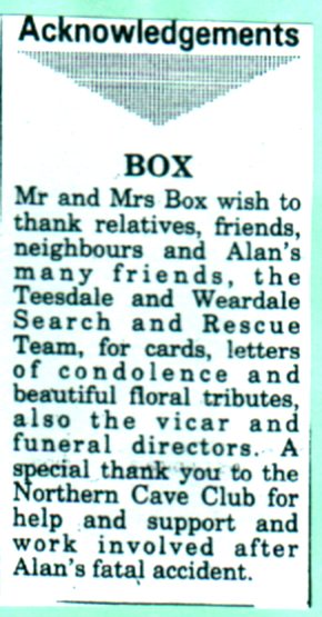  in memoriam: Alan Box.